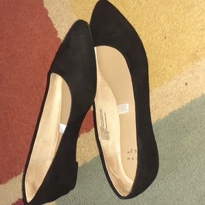 Black ballet shoes size 6